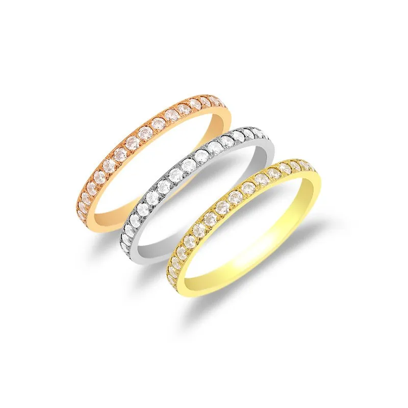 Colorful stainless steel diamond bangles