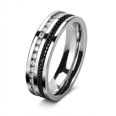 Double Stainless Steel Anxiety Ring