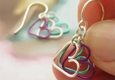 Metal earrings
