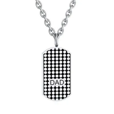 black dot pattern dog tag pendant wholesale