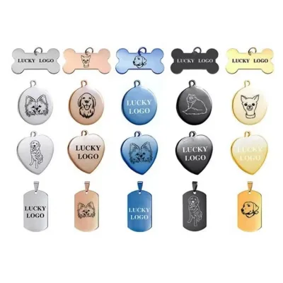 Men’S Cross Wings Dog Tag Pendant