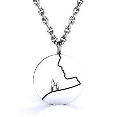 Family child pendant for daddy