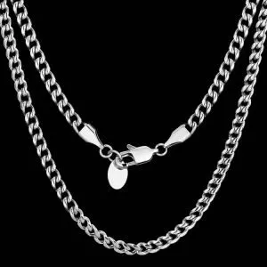 Hip Hop cuban chain lobster clasp necklace
