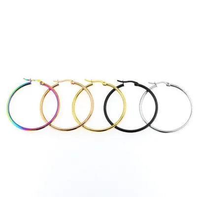 Colorful hoop earrings wholesale