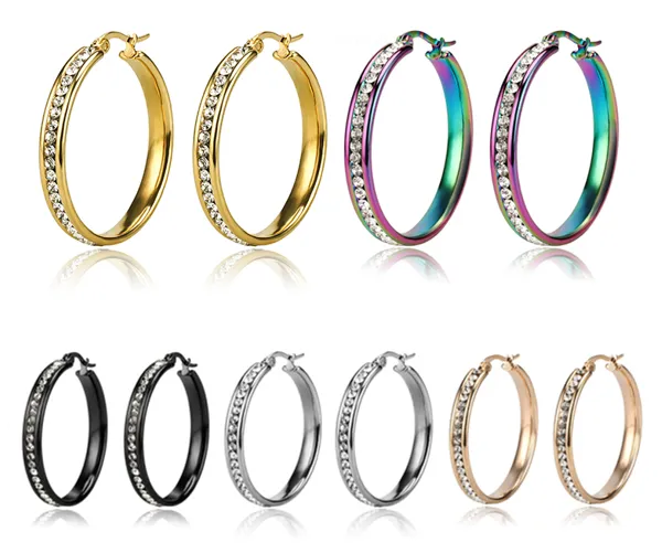 stainless steel earring color