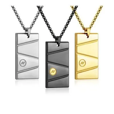 Simplicity chocolate shape square pendant