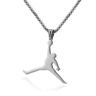 Wire cute slam dunk boy pendant