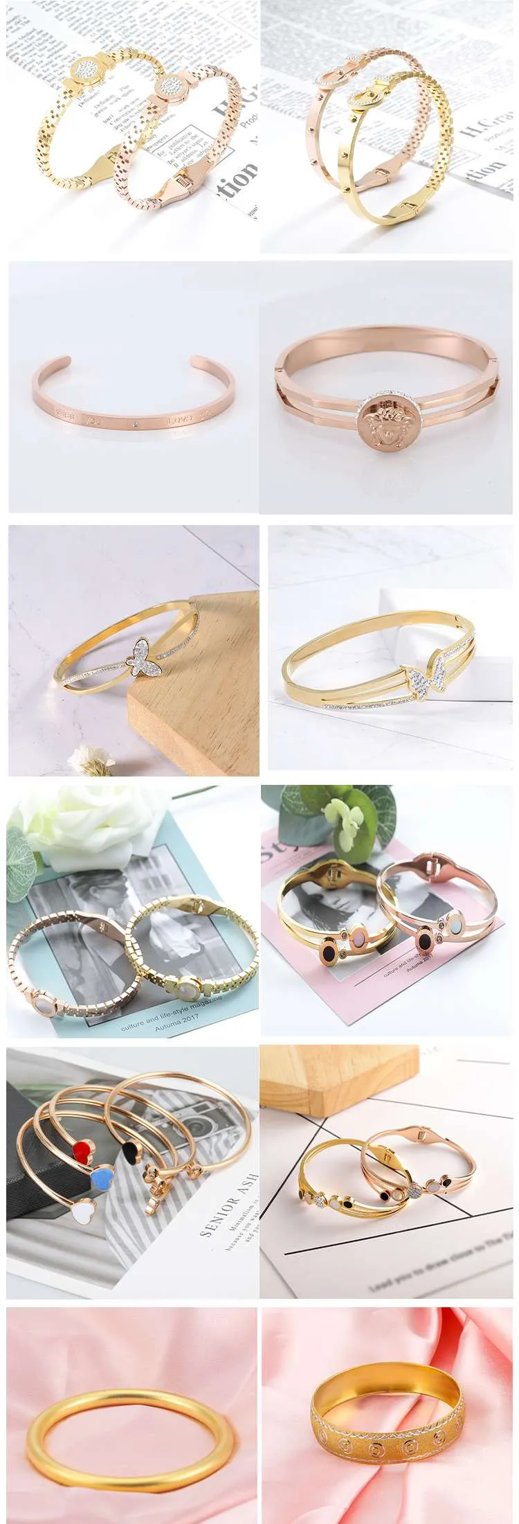 316 Stainless steel bangles