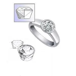 Bezel setting