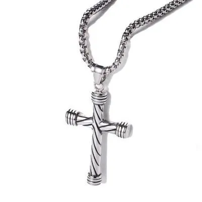 Cross stainless steel pendant