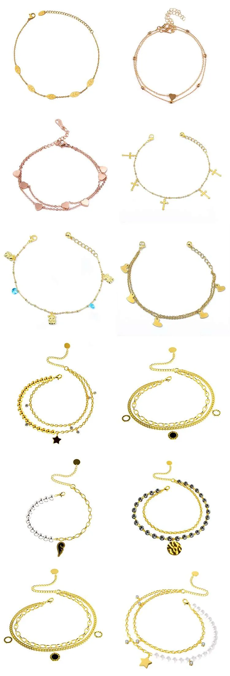 Customized anklets for girls