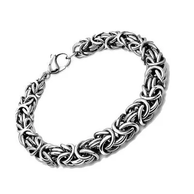 Customized byzantine chain bracelet
