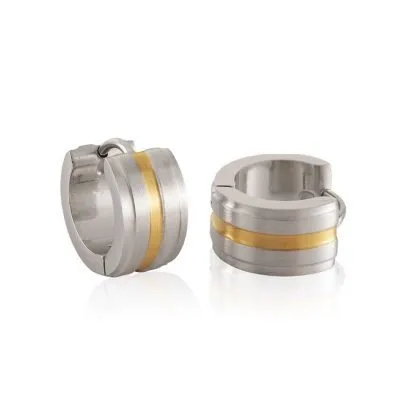 Funky hoop earrings for men