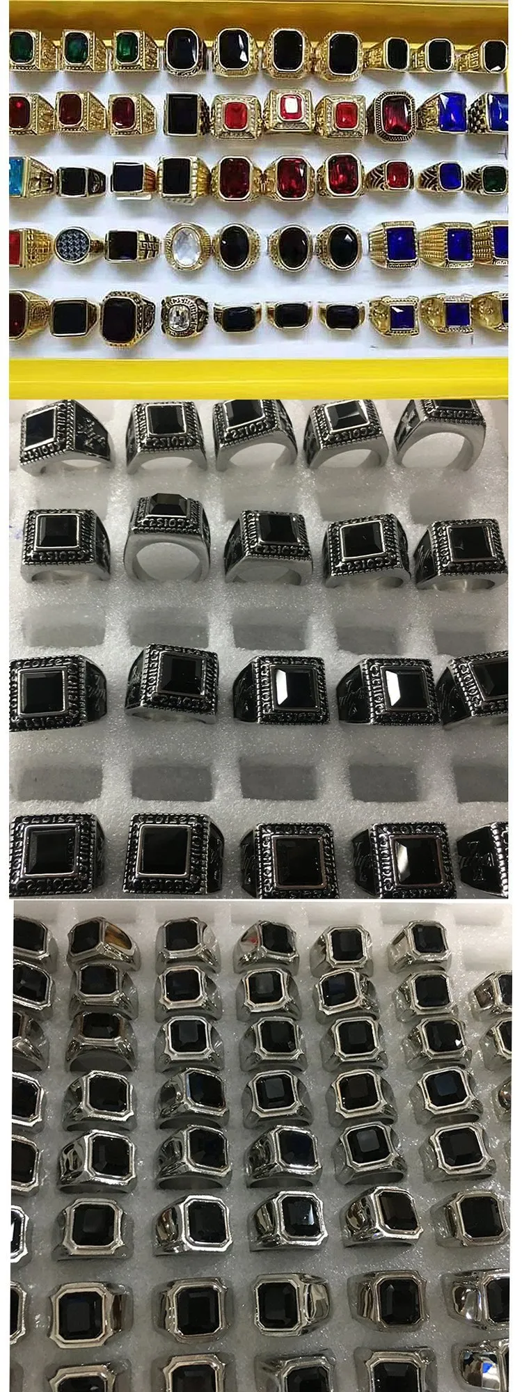 Menn's stainless steel casting rings