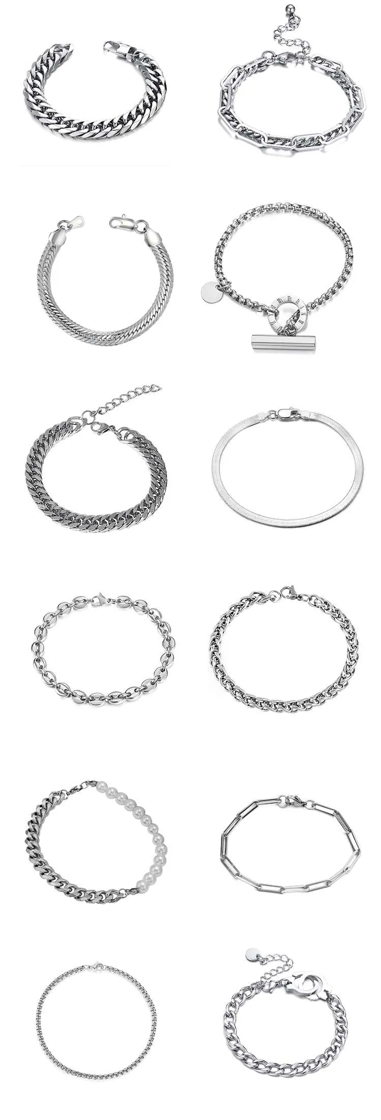 Men's stainless steel bracelets