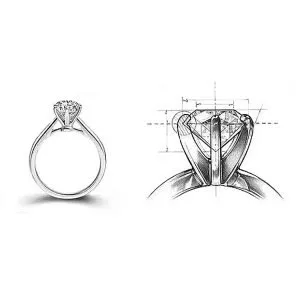 Prong setting