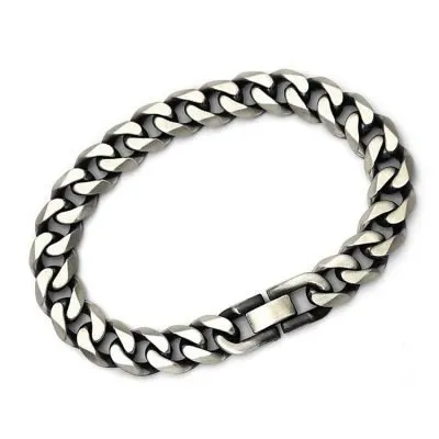 Stainless steel cuban link bracelet
