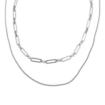 Men's paperclips chain necklace