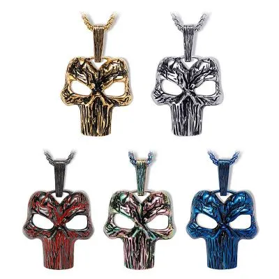Men's Skull Mask Pendant