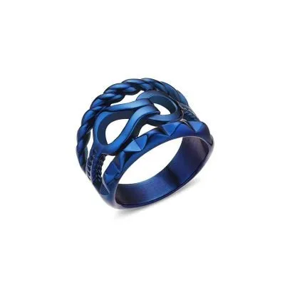 Stainless Steel Braided Band Ring (3)