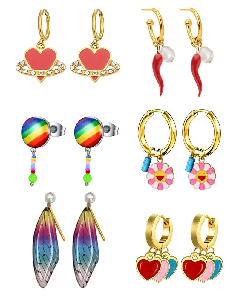 stainless steel earrings
