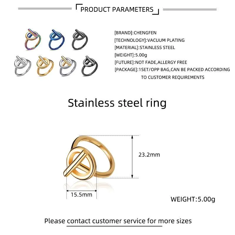 Cross Buckle Ring Specifications