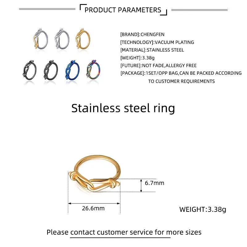 Simple Double Band Ring Specifications
