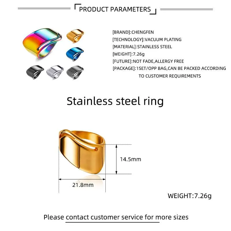 Stainless Steel Shield Ring Specifications