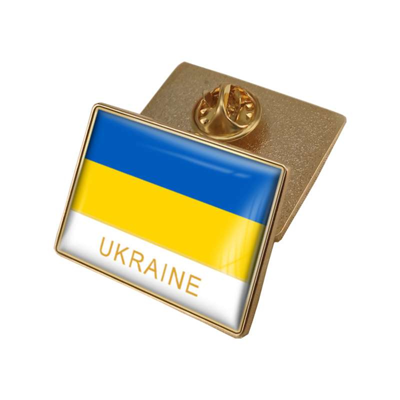 Show Your Support With A Blue & Yellow Ukraine Flag Pin – Handmade In USA