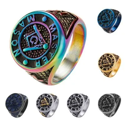 Men's Masonic Signet Ring (2)