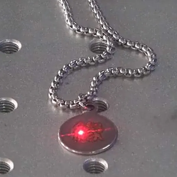 Laser Engraved Stainless Steel Jewelry