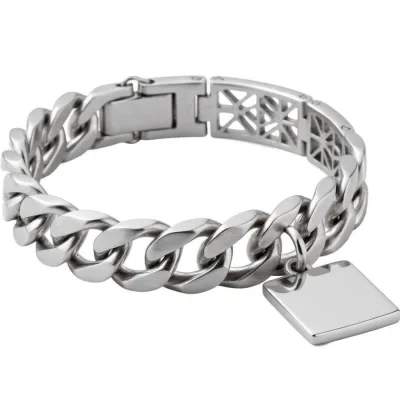 Stainless Steel Curb Chain Bracelet