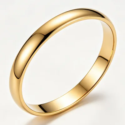 Custom Gold Plated Stainless Steel Bangle