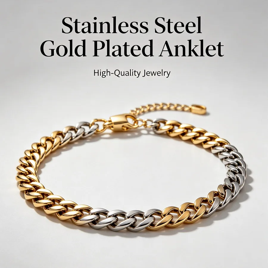 260602-1-Custom-Gold-Cuban-Link-Stainless-Steel-Anklet (3)