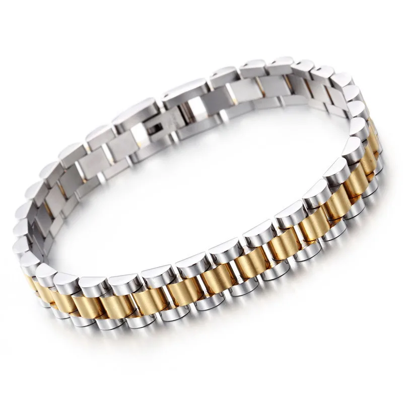 260623-1-Custom-Multi-Color-Gold-Plated-Stainless-Steel-Link-Bracelet (3)